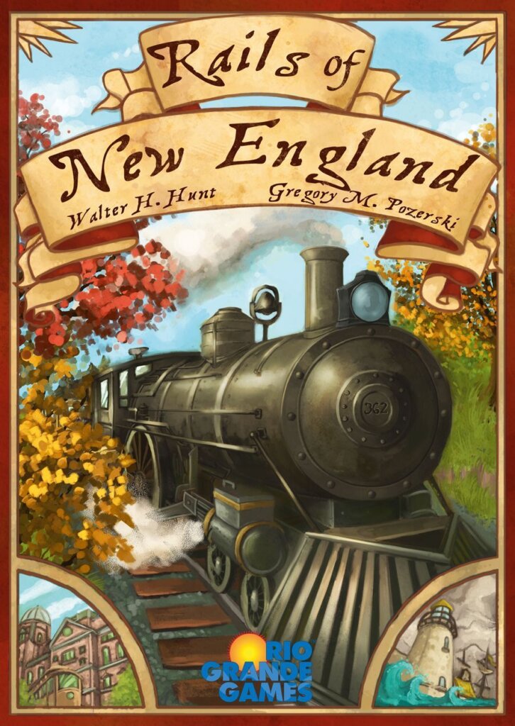 Rails of New England board game cover