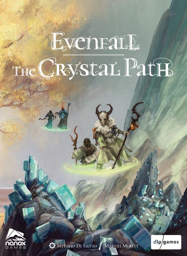 Evenfall: The Crystal Path board game cover