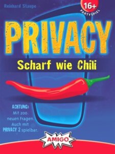 Privacy: Scharf wie Chili board game cover