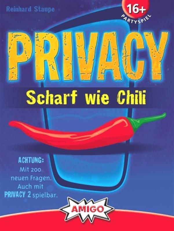 Privacy: Scharf wie Chili board game cover