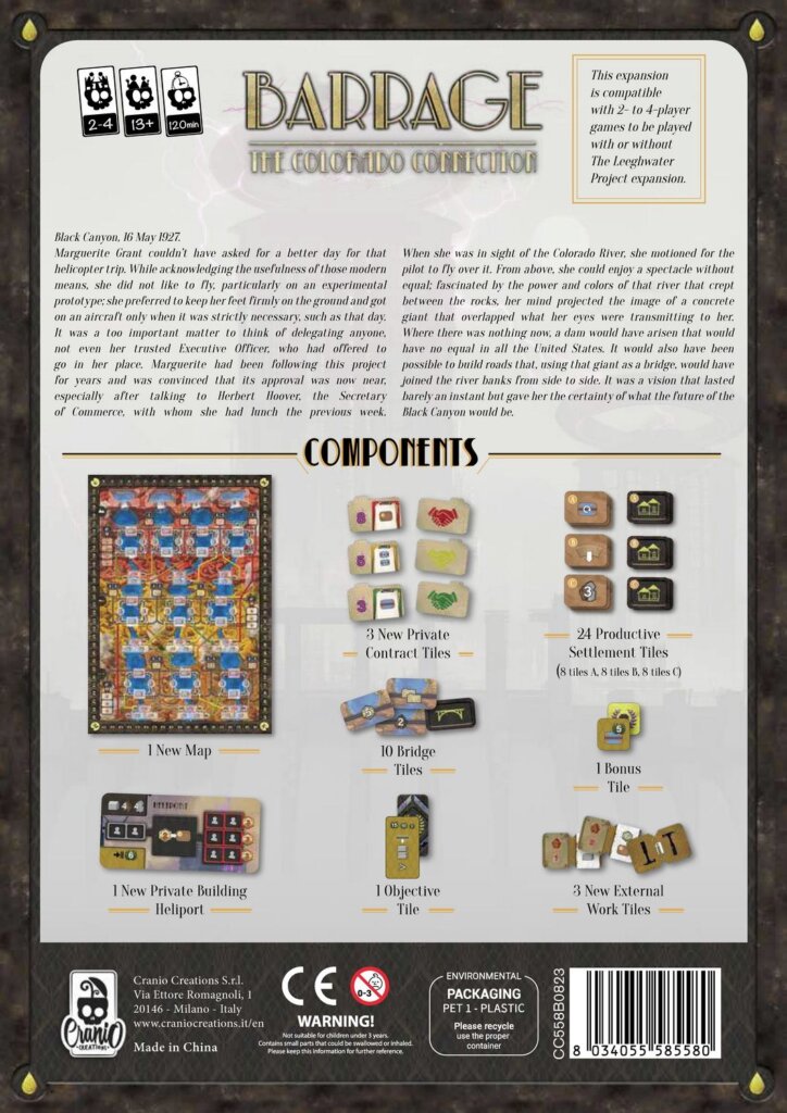 Barrage: The Colorado Connection board game cover