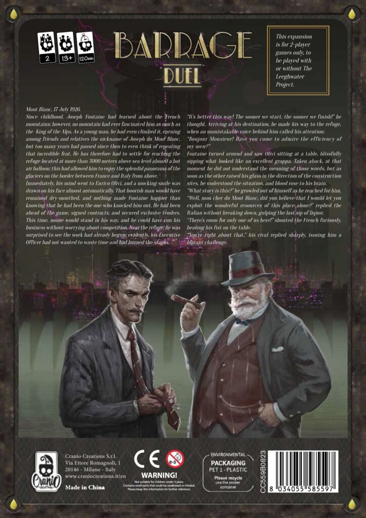 Barrage: Duel board game cover