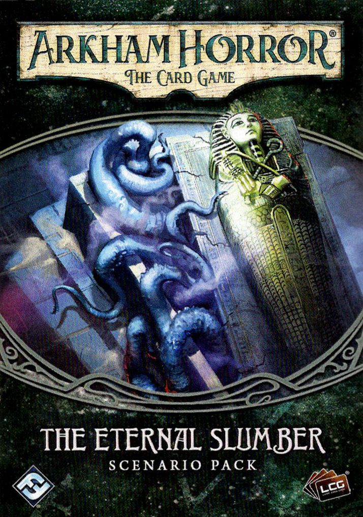Arkham Horror: The Card Game – The Eternal Slumber: Scenario Pack board game cover