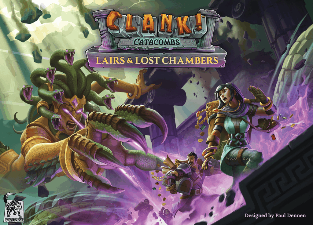 Clank!: Catacombs – Lairs and Lost Chambers board game cover