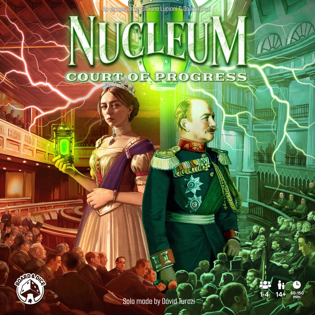 Nucleum: Court of Progress board game cover