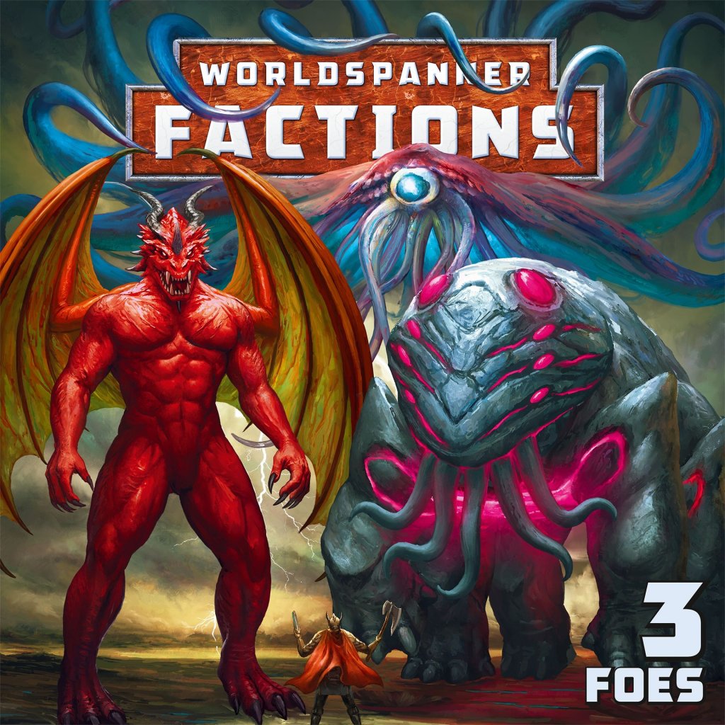 Worldspanner Factions, Set 3: Foes board game cover