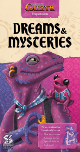Lands of Galzyr: Dreams and Mysteries board game cover