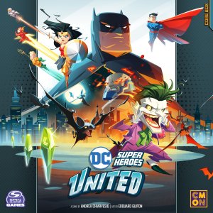 DC Super Heroes United board game cover