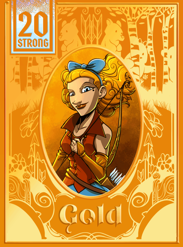 20 Strong: Tanglewoods Gold board game cover