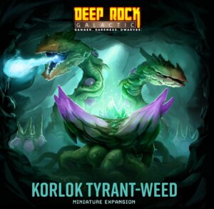 Deep Rock Galactic: The Board Game – Korlok Tyrant-Weed Miniature Expansion board game cover