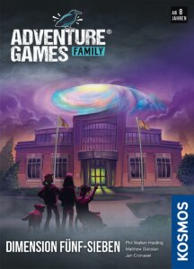 Adventure Games: Family – Dimension Fünf-Sieben board game cover