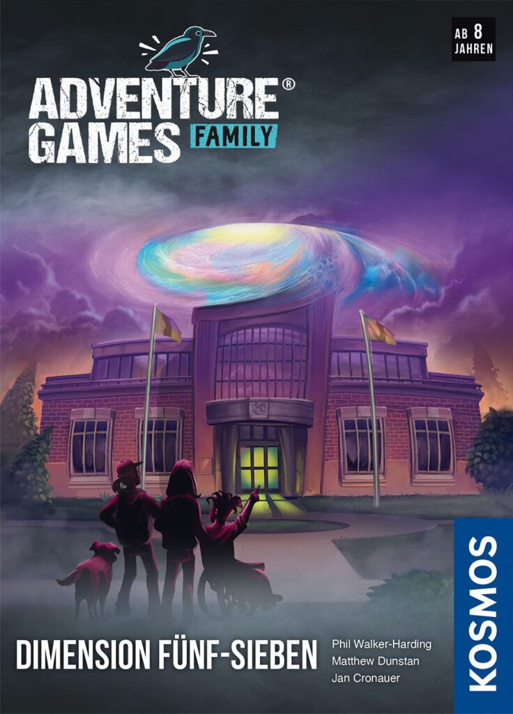 Adventure Games: Family – Dimension Fünf-Sieben board game cover