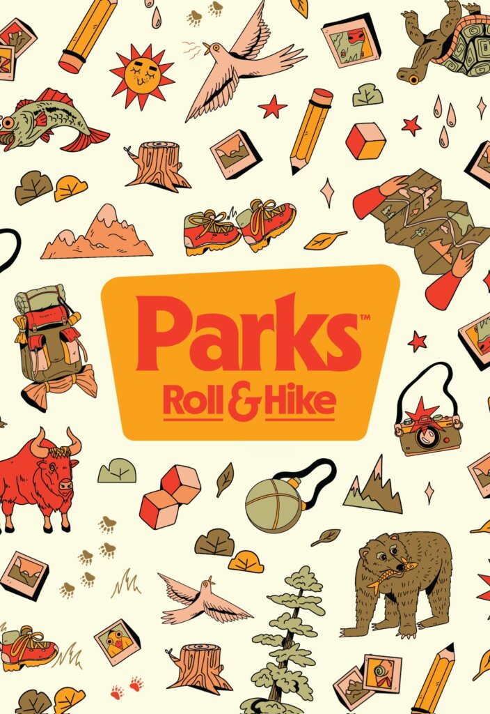 Parks: Roll & Hike board game cover