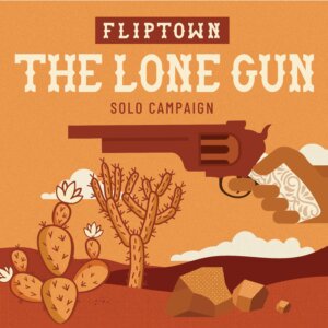 Fliptown: The Lone Gun board game cover