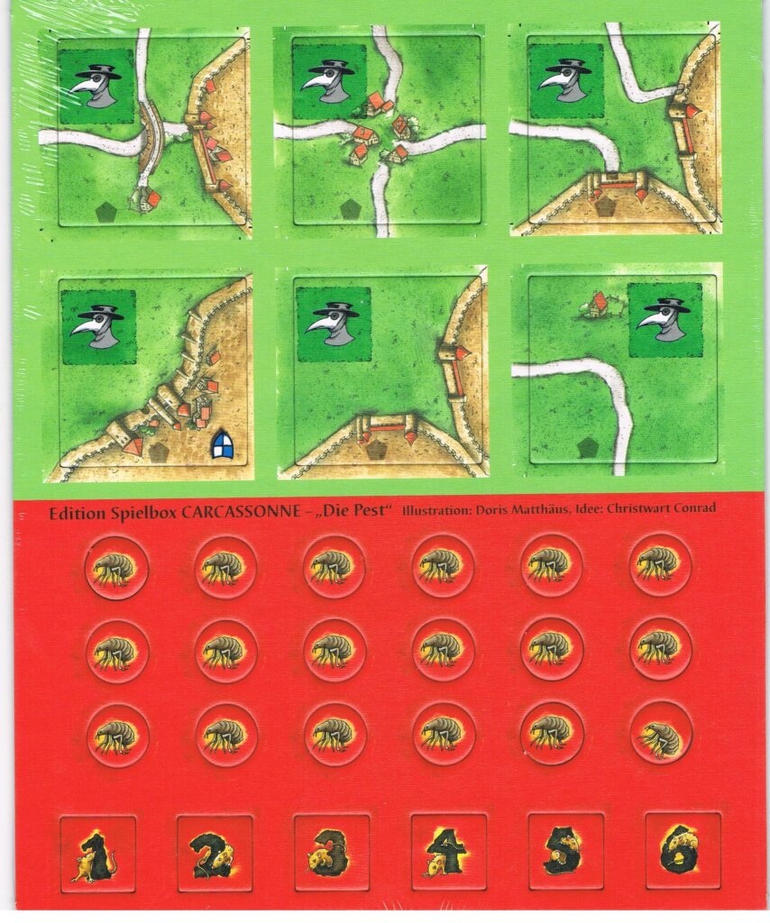 Carcassonne: The Plague board game cover