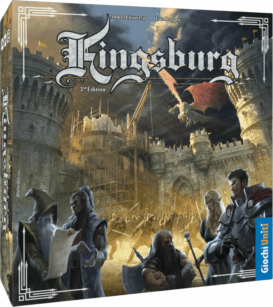 Kingsburg (Third Edition) board game cover