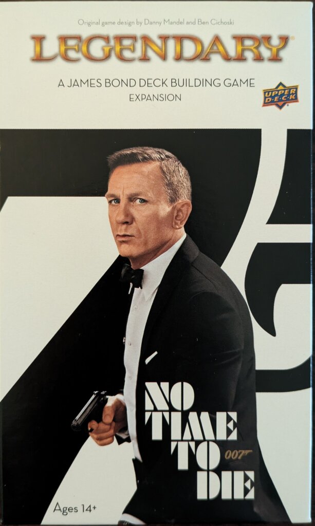 Legendary: A James Bond Deck Building Game – No Time to Die board game cover