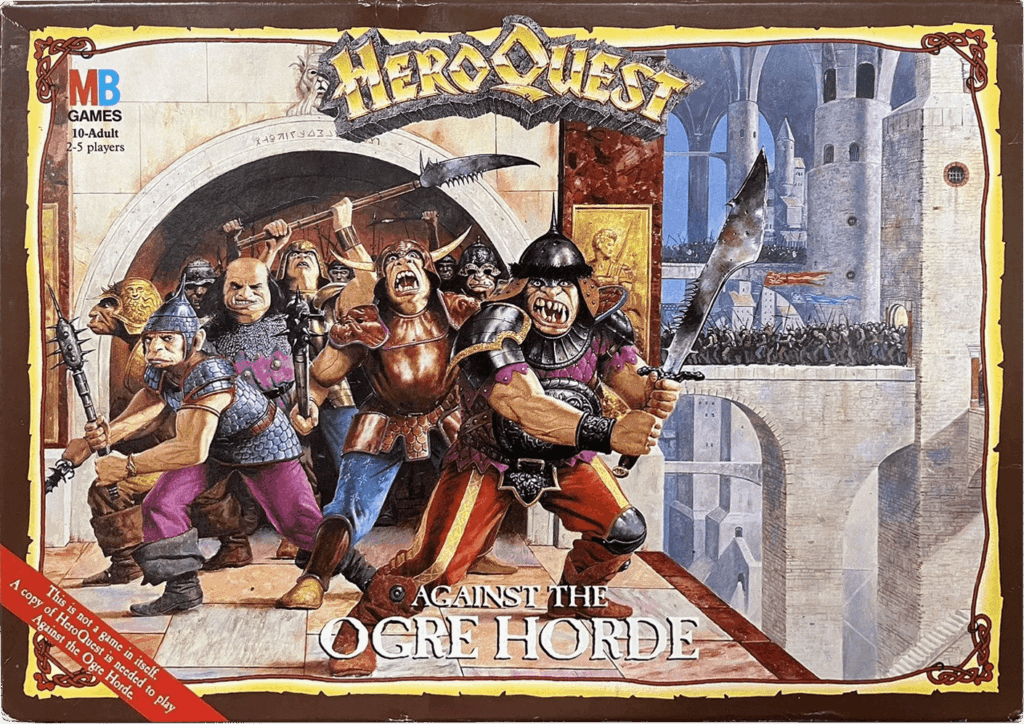 HeroQuest: Against the Ogre Horde board game cover