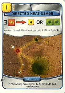 Terraforming Mars: Directed Heat Usage Promo Card board game cover