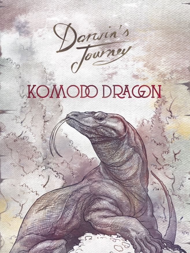 Darwin’s Journey: Komodo Dragon board game cover