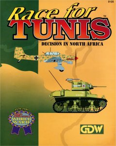 Race For Tunis board game cover