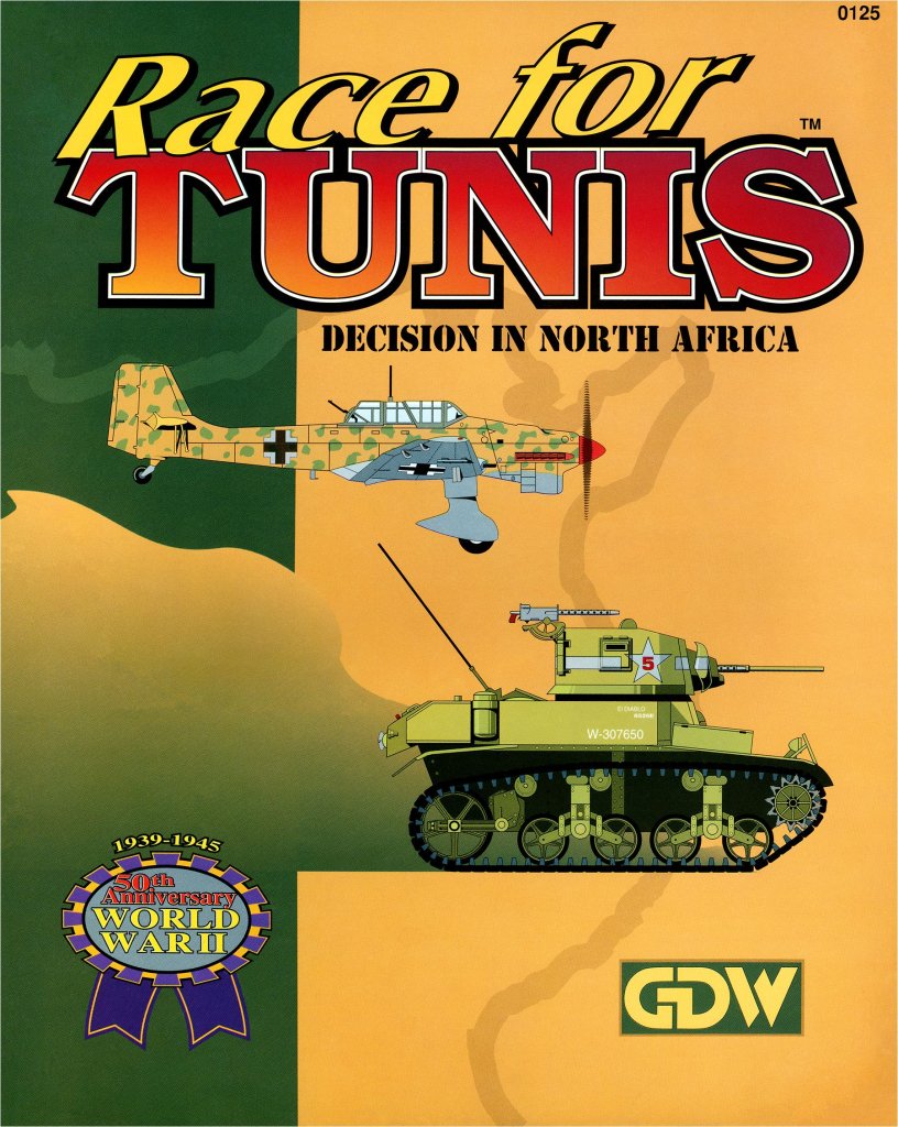 Race For Tunis board game cover