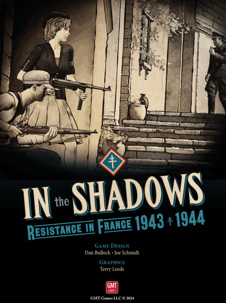In the Shadows: Resistance in France 1943 – 1944 board game cover