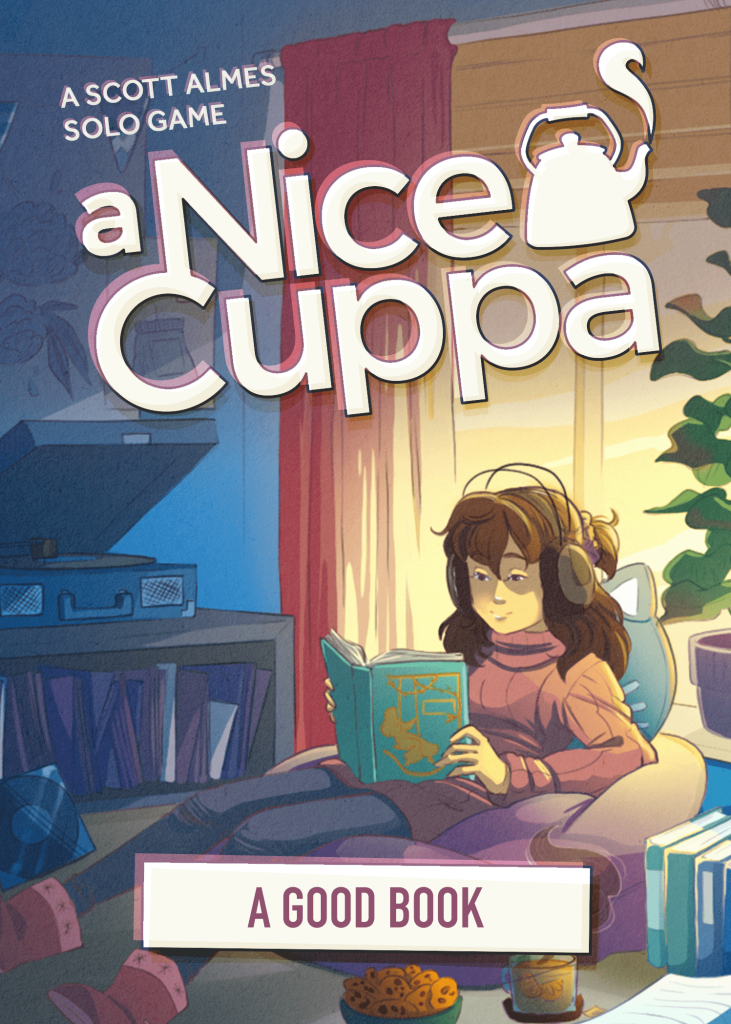 A Nice Cuppa: A Good Book board game cover