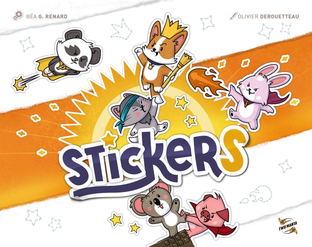 Stickers board game cover