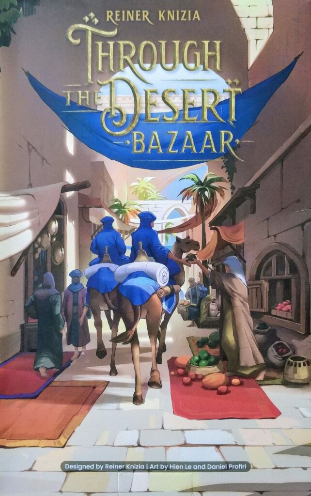 Through the Desert: Bazaar board game cover