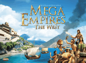 Mega Empires: The West board game cover