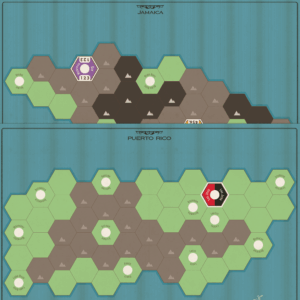 Age of Steam Expansion: Jamaica / Puerto Rico board game cover
