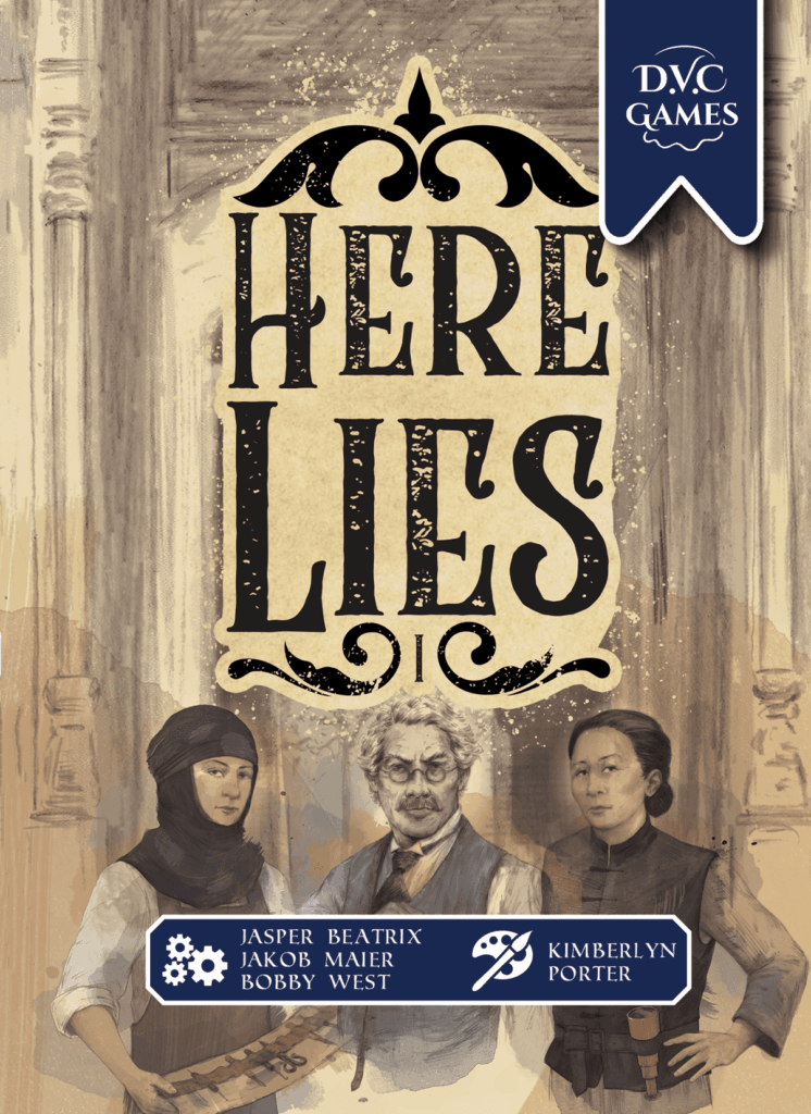 Here Lies board game cover