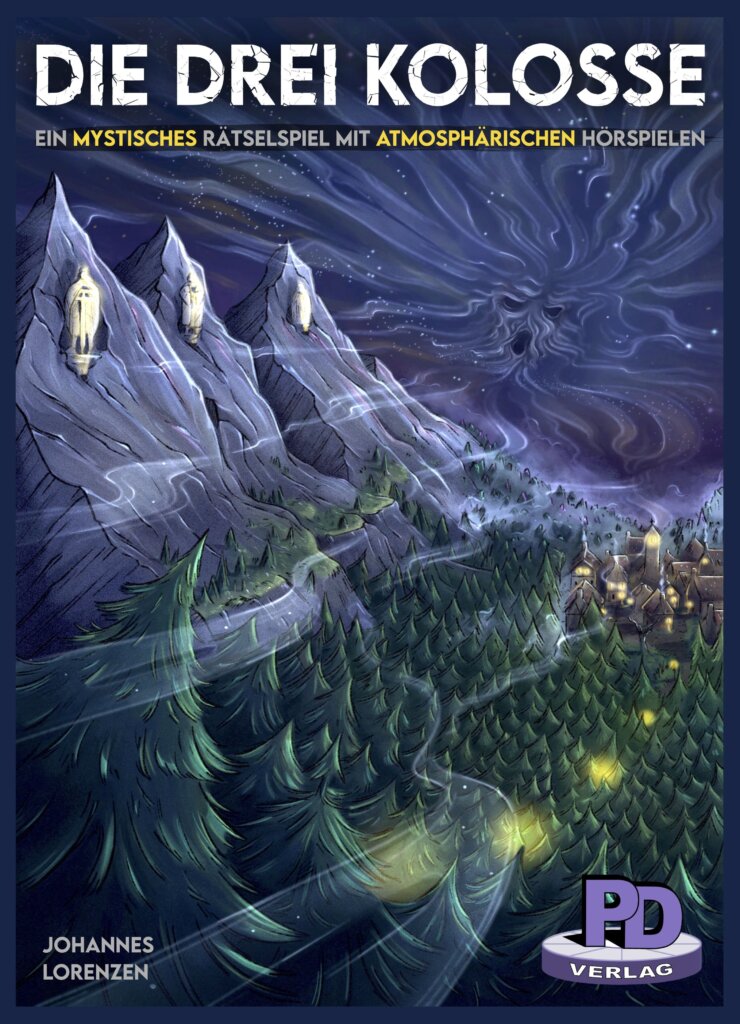Die Drei Kolosse board game cover