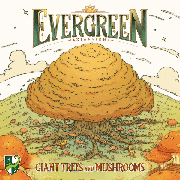 Evergreen: Giant Trees and Mushrooms board game cover