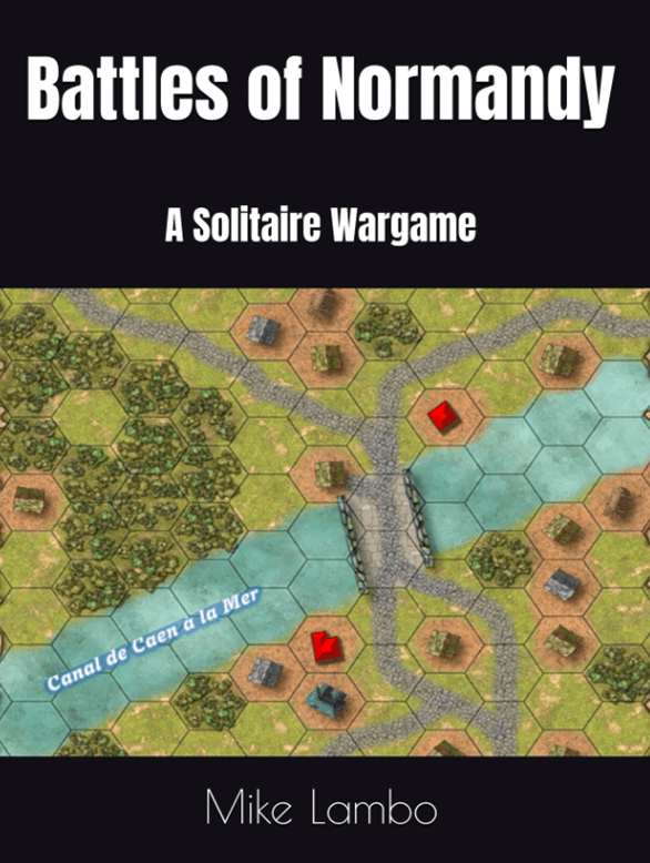 Battles of Normandy: A Solitaire Wargame board game cover