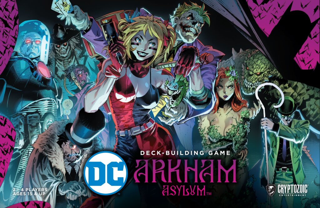 DC Deck-Building Game: Arkham Asylum board game cover
