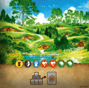 The Lord of the Rings: Duel for Middle-earth – The Shire Promo Tile board game cover