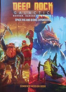 Deep Rock Galactic: The Board Game – Space Rig and Biome Expansions: Combined Mission Book board game cover