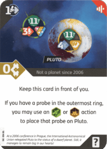 SETI: Search for Extraterrestrial Intelligence – Pluto Promo Card board game cover