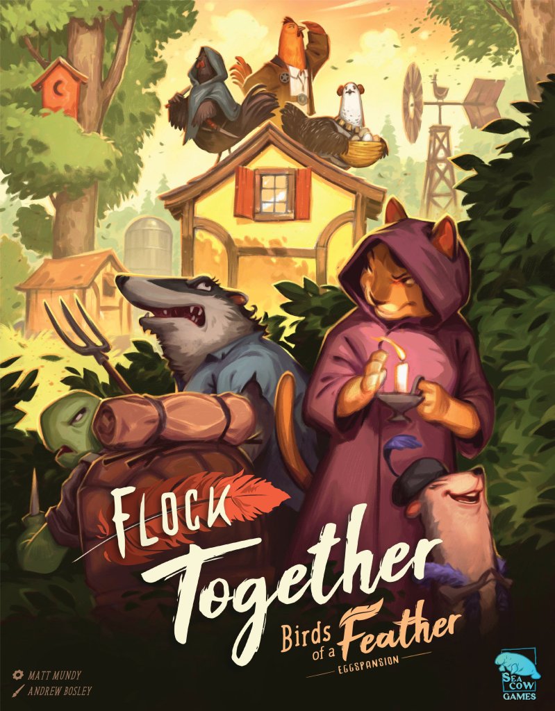 Flock Together: Birds of a Feather Eggspansion board game cover