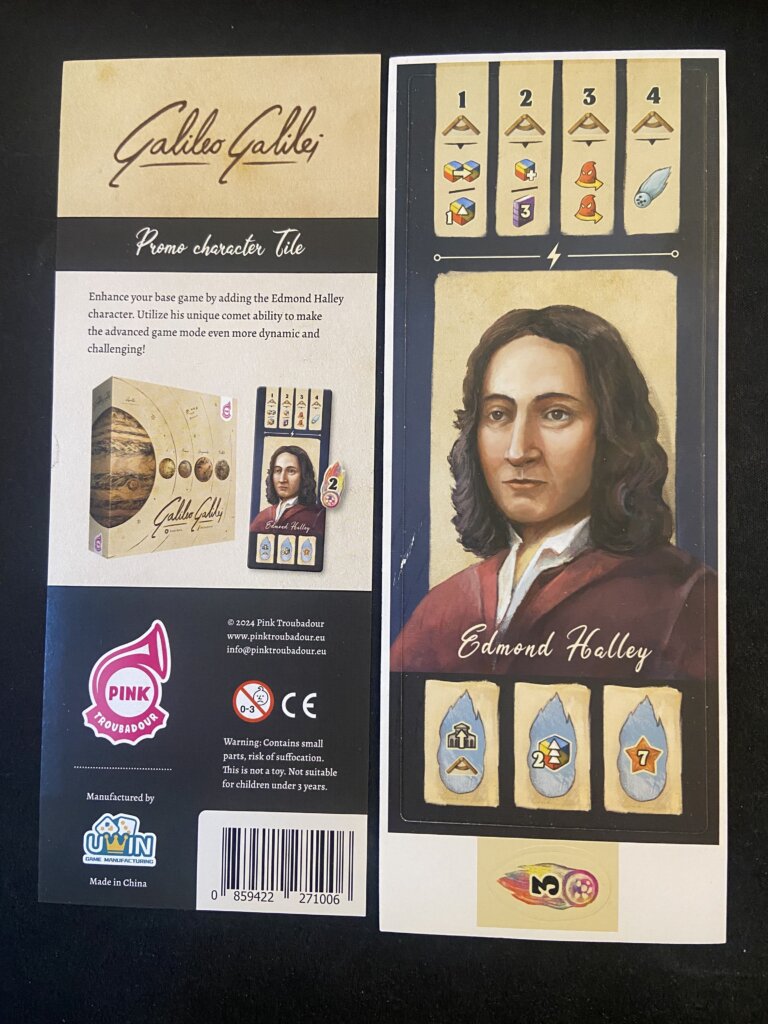 Galileo Galilei: Edmond Halley Promo board game cover