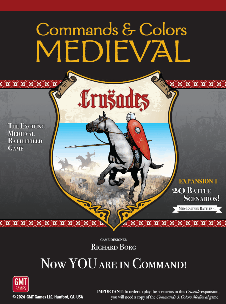 Commands & Colors: Medieval – Expansion #1 Crusades Mid-Eastern Battles I board game cover