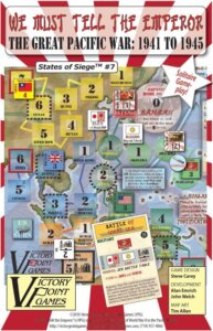 We Must Tell the Emperor: The Great Pacific War, 1941 to 1945 board game cover