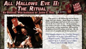 Last Night on Earth ‘All Hallows Eve II: The Ritual’ Scenario board game cover