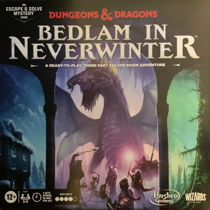 Dungeons & Dragons: Bedlam in Neverwinter board game cover