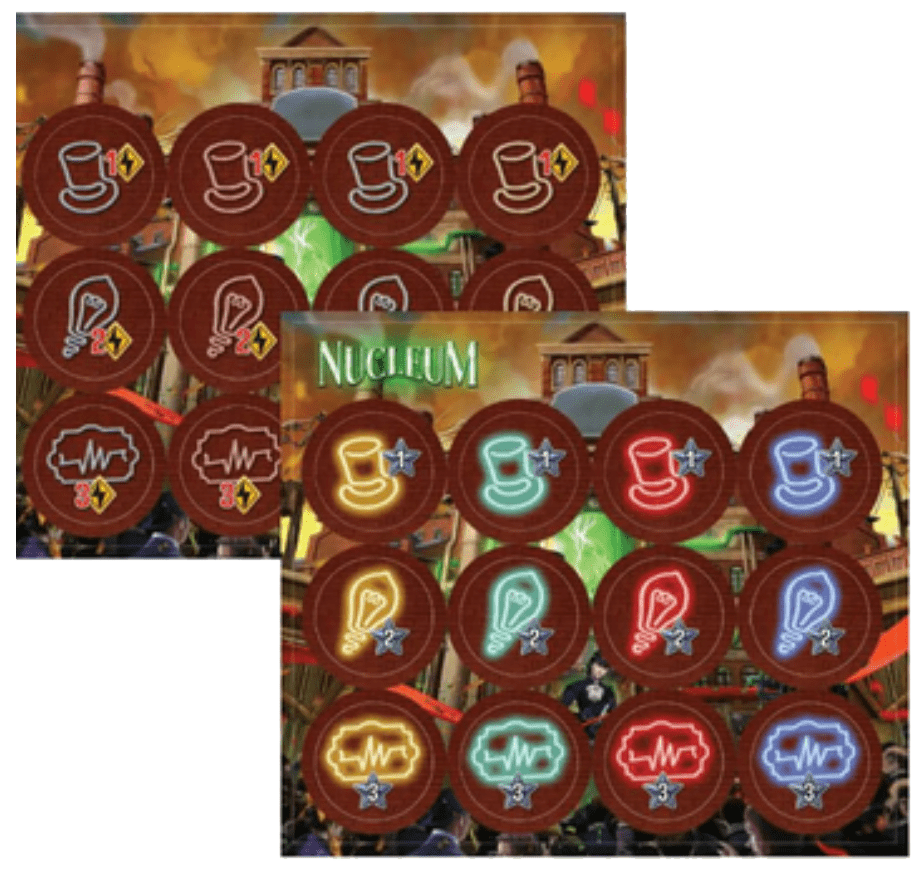 Nucleum: Neons Promo board game cover