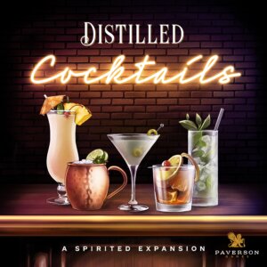 Distilled: Cocktails board game cover