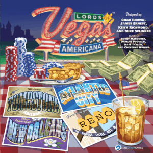 Lords of Vegas: Americana board game cover
