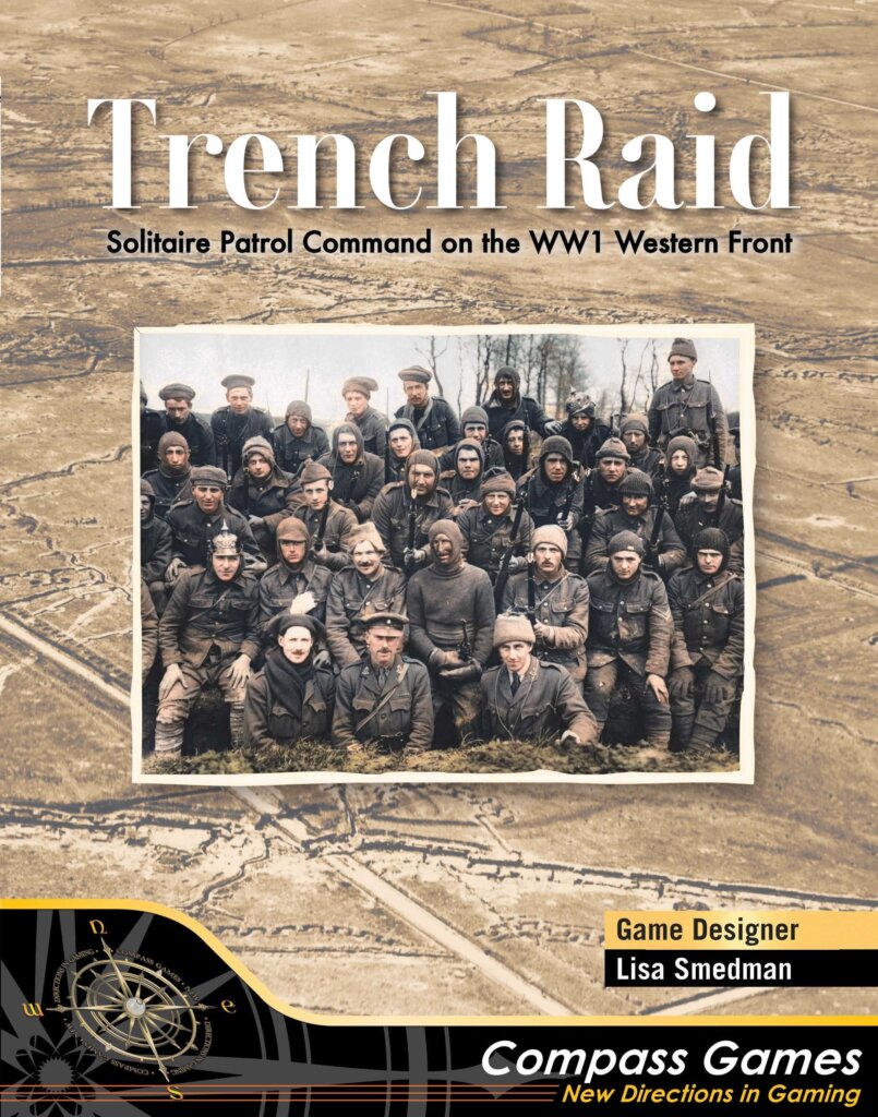 Trench Raid: Solitaire Patrol Command on the WW1 Western Front board game cover